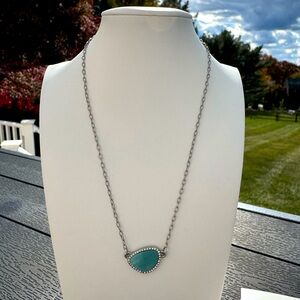 Lia Sophia Ocean Splash Necklace Aqua